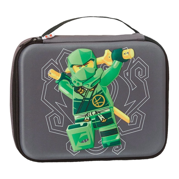 Lego uzsonnásdoboz - Ninjago Design, Zöld