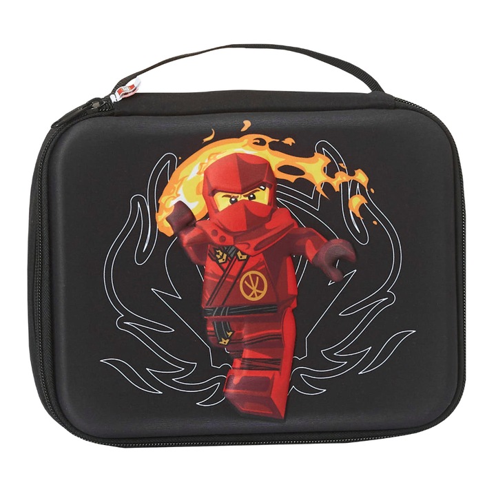 Lego uzsonnásdoboz - Ninjago Design, Piros