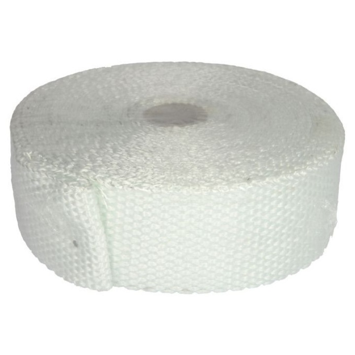 Banda Ceramica Cu Rezistenta Pana La 800°, Pentru Evacuari Moto, Atv, Auto, Latime 50mm, Lungime 10 000mm, Grosime 2 mm