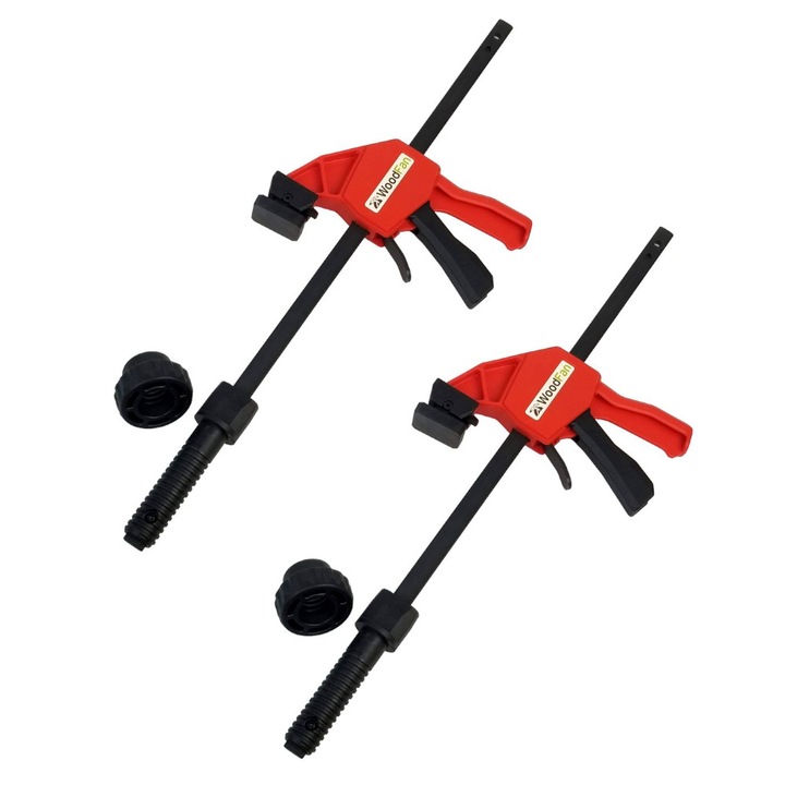 2 db 250 mm-es egykarú szorító 20 mm-es furatú asztalokhoz