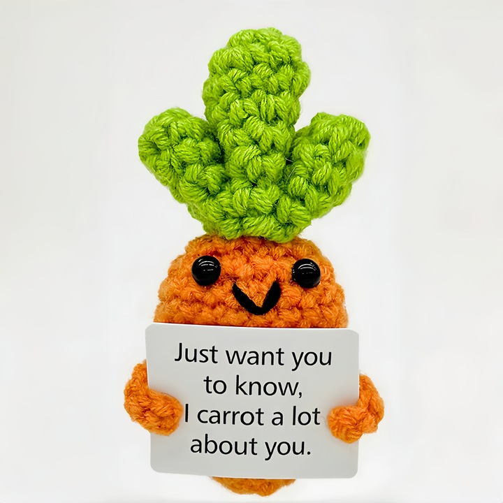 Motivációs zsebrépa - Plüss, pozitív kártyával " Ajándékok nőknek / férfiaknak