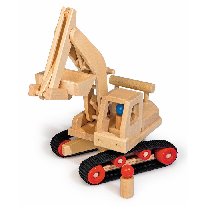 Excavator din lemn de fag