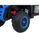 Atv electric pentru copii Robust Blue, 4 motoare de 35W, baterie de 12V/7Ah, telecomanda 2.4G cu 3 viteze, roti spuma EVA, scaun piele ecologica, port USB, MP3, radio FM, Bluetooth, Lumini LED, pedala acceleratie