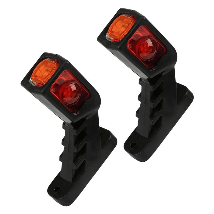 Coarne Gabarit, Alb/Rosu/GalbenLed, 13cm, Agabaritice,12-24V