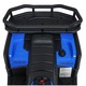 Atv electric pentru copii Robust Blue, 4 motoare de 35W, baterie de 12V/7Ah, telecomanda 2.4G cu 3 viteze, roti spuma EVA, scaun piele ecologica, port USB, MP3, radio FM, Bluetooth, Lumini LED, pedala acceleratie