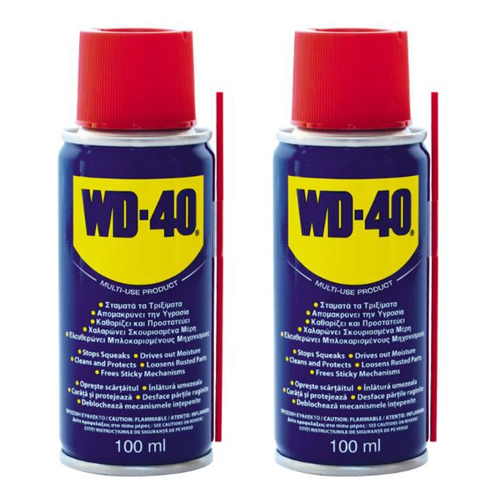Pachet 2 x spray lubrifiant WD-40 100 ml