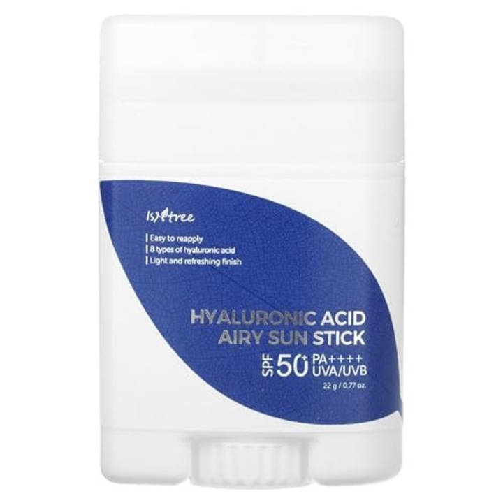 Isntree Airy слънцезащитен стик, SPF 50+, за тяло, унисекс
