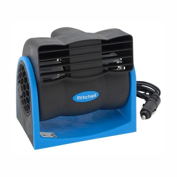 Ventilator auto COMPASS 12V, 7W, 2 viteze, prindere adezivă, 175x135mm