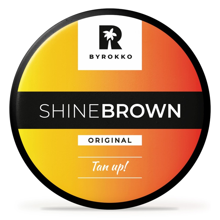 ByRokko Shine Brown önbarnító krém, 210 ml, napozási hatékonyság, uniszex
