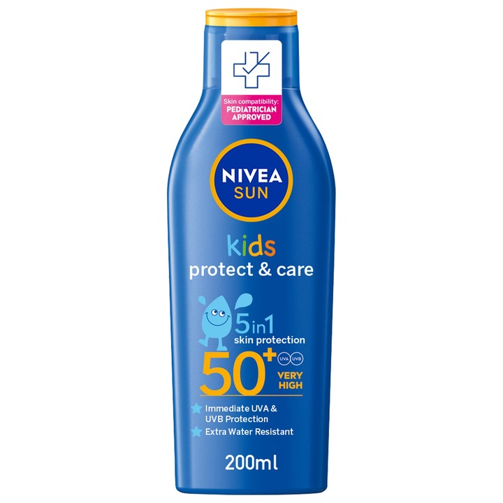 Nivea Sun gyermek naptej, SPF 50, 200 ml