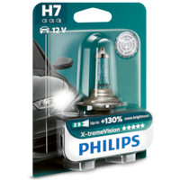 Bec auto cu halogen Philips H7 Xtreme Vision, +130%, 12V, 55W, 1 Buc
