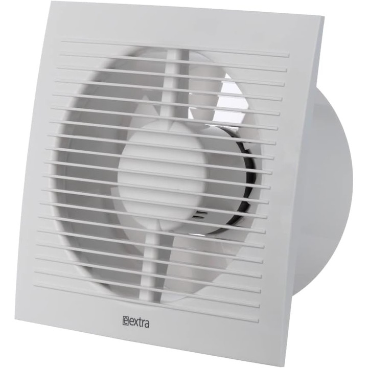 Ventilator, EUROPLAST, 100amm, cu senzor umiditate si cronometru, plastic