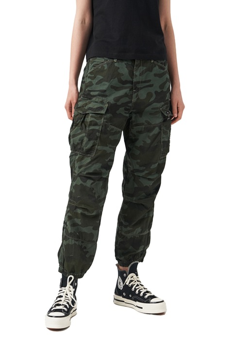 Blugi dama G-Star RAW Rovic Trainer *9805976 16113-27, Talie normala, Picior drept, W28, Kaki