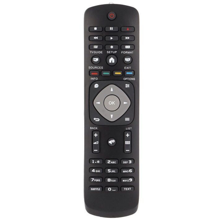 Резервно дистанционно управление за телевизор Philips MB17562, ABS материал, лесно за употреба, захранвано от батерии