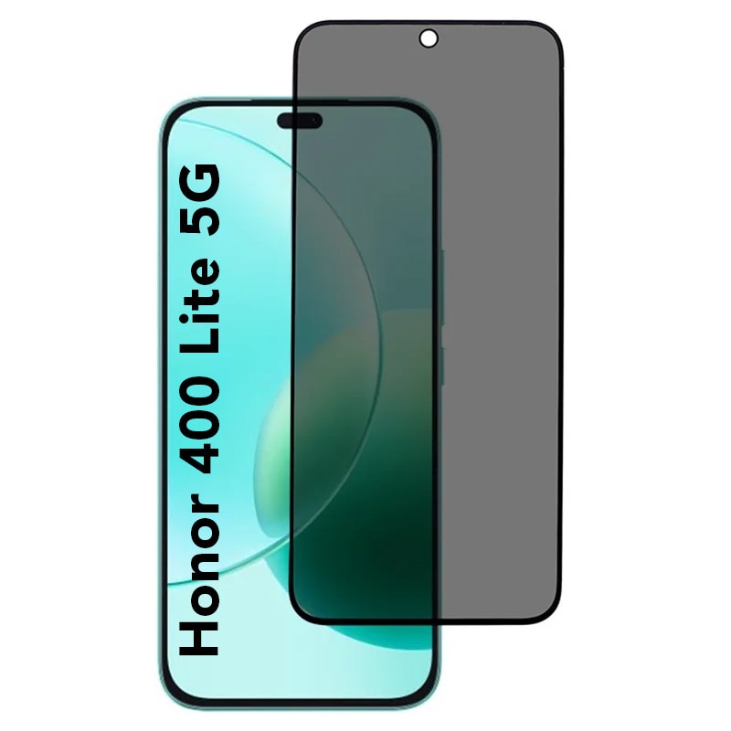 Folie pentru Honor X8b / X8c / 400 Lite, Anti-spy Ultra HD, Protectie 9H, Montare Simpla, 111D, set cu sticker, Privacy