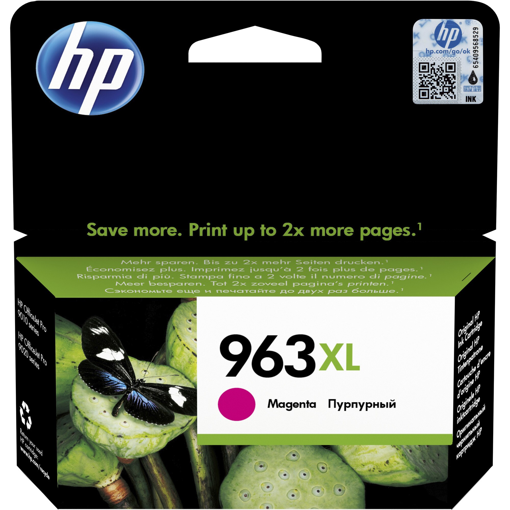 Cartus cerneala HP 963XL High Yield Magenta Original Ink Cartridge, pt. OfficeJet Pro 901x/902x, cap. 1600 pag