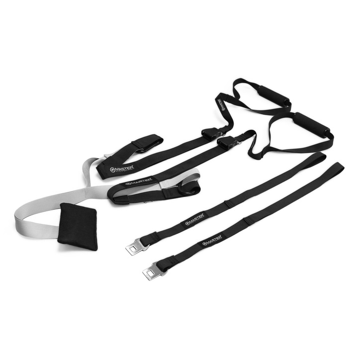 Тренировъчни ластици MASTER Suspension Trainer, комплект, система за окачване, здрави, ефективни
