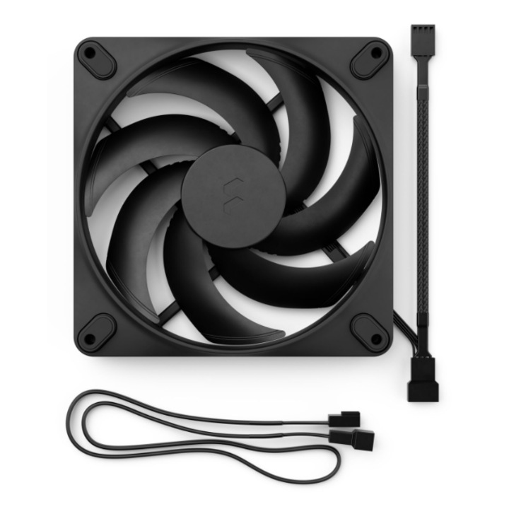 Ventilator Fractal Design Momentum 14, PWM, 140 mm, 350 - 1800rpm Negru