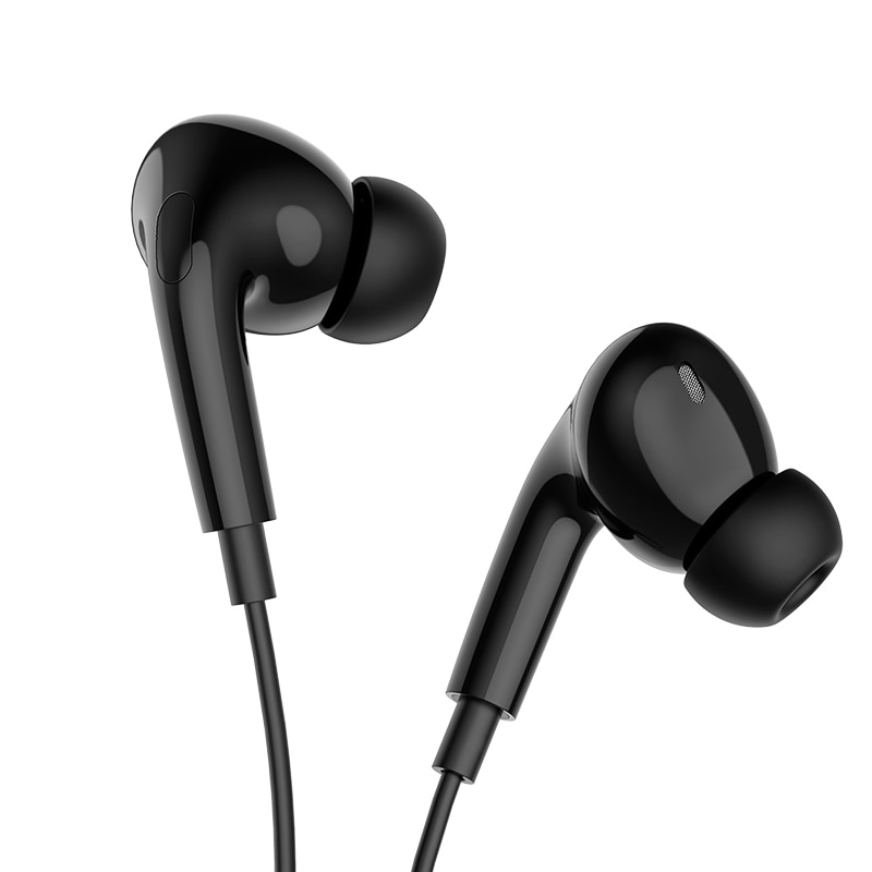 Casti Borofone BM100 Pro Fuente, Cu Microfon, Control Redare, Mufa Type C cu DAC, Negru