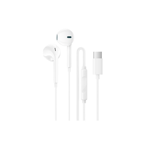 Casti Borofone BM100 Fuente cu microfon Type-C white