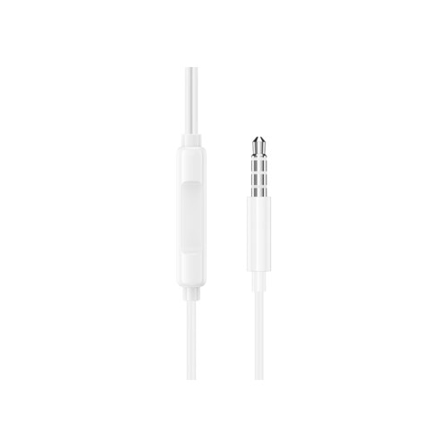 Casti cu fir mufa jack Borofone BM100 Max Fuente cu microfon white