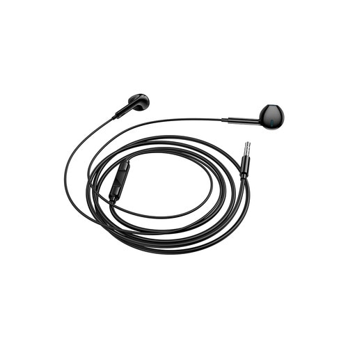 Casti cu fir mufa jack Borofone BM100 Fuente cu microfon black