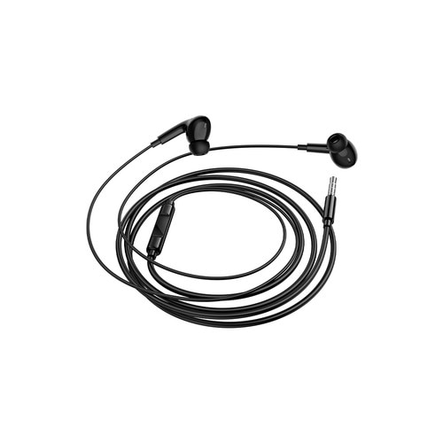 Casti cu fir mufa jack Borofone BM100 Pro Fuente cu microfon black
