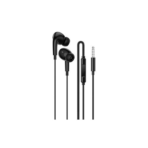 Casti cu fir mufa jack Borofone BM100 Pro Fuente cu microfon black