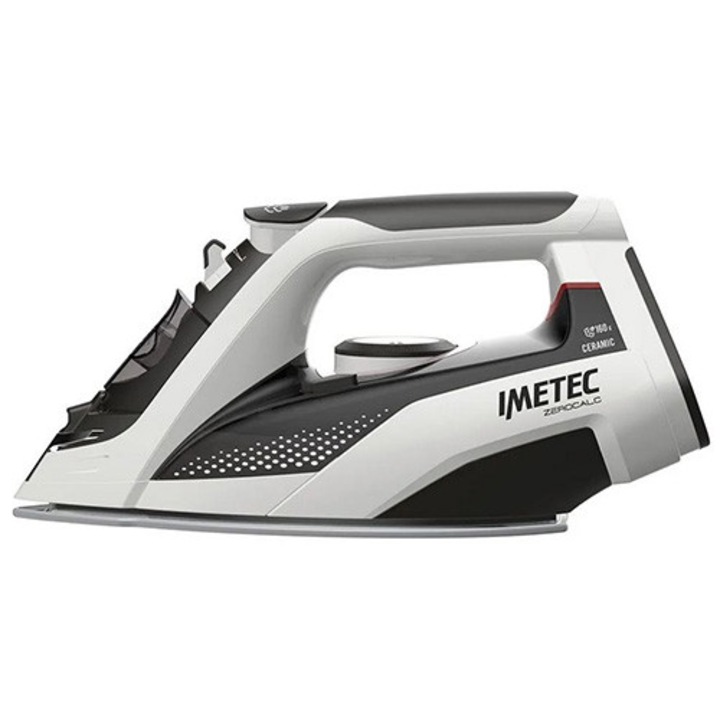 Fier de calcat Imetec, 9013, Z3 3700 ZEROCALC, ceramica, 300 ml, alb/negru, 27,6x12,5x13,5 cm