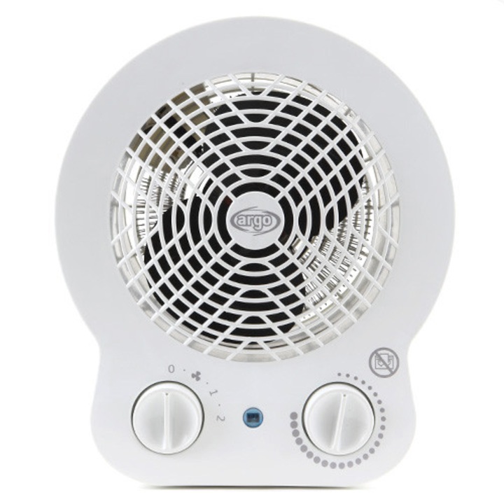 Aeroterma Argo DORI ICE, 2 moduri de incalzire, alb, 1000x2000W