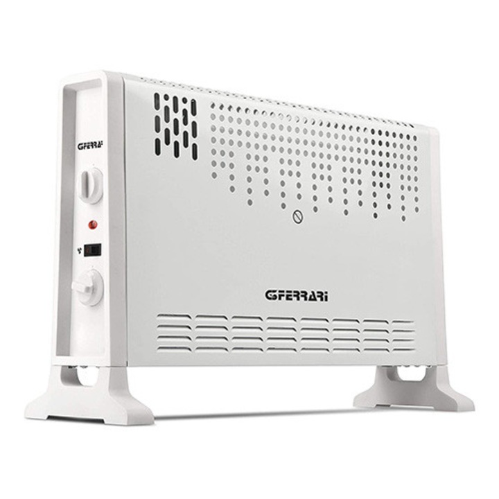 Convector electric G3Ferrari, G6002001, 2000W, termostat ajustabil, ventilator, 59x39x19cm