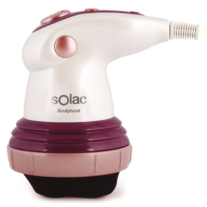 Масажор Solac, ME7712, 5 сменяеми накрайника, професионална техника