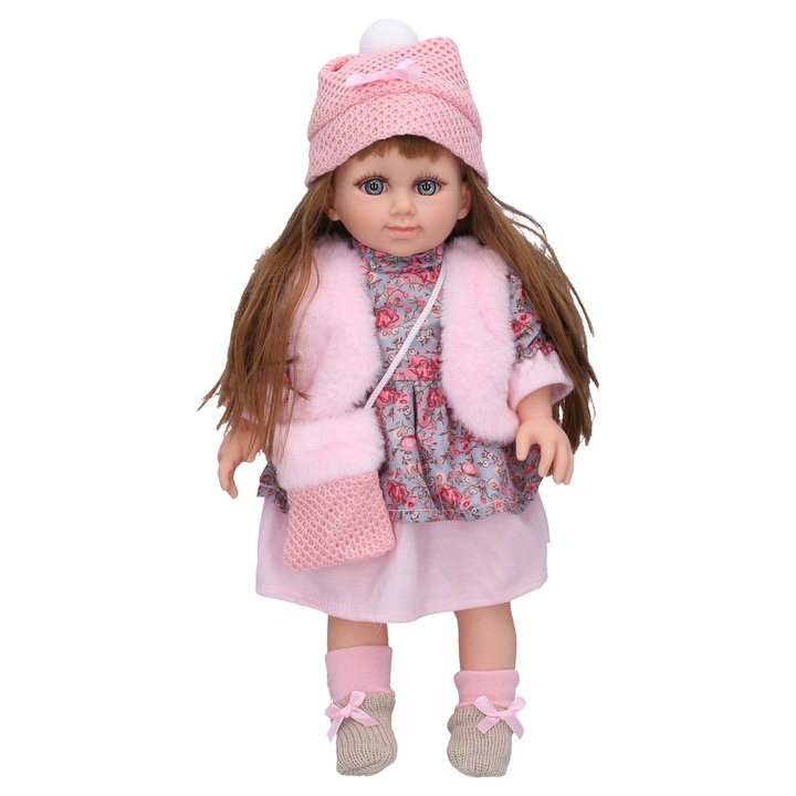 Papusa cu geanta, Wiky, 38cm