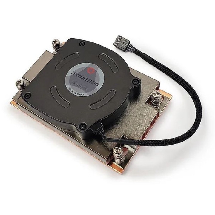 Racitor procesor Inter Tech Kuhler A-52, activ, AMD Sockel SP6, 1HE, negru/argintiu