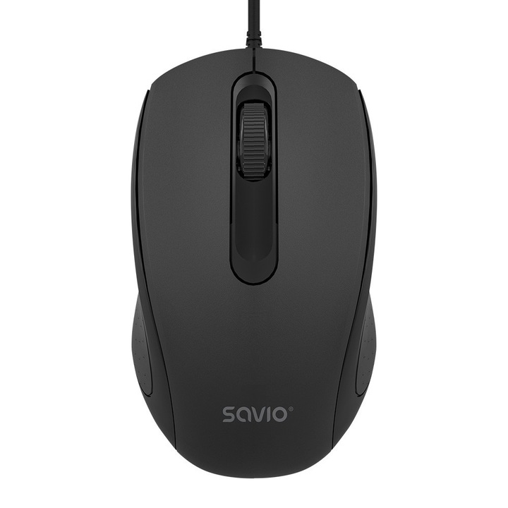 Mouse Savio MB-02, 1200 DPI, cablu 1,6m, 109x65x38mm