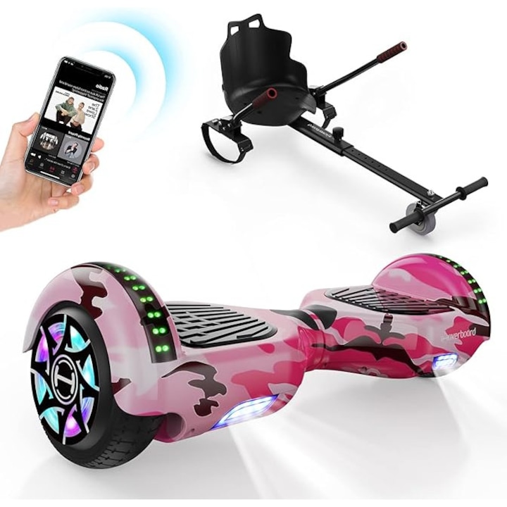 iHoverboard K3 hoverboard csomag hoverkart üléssel és bluetooth-tal