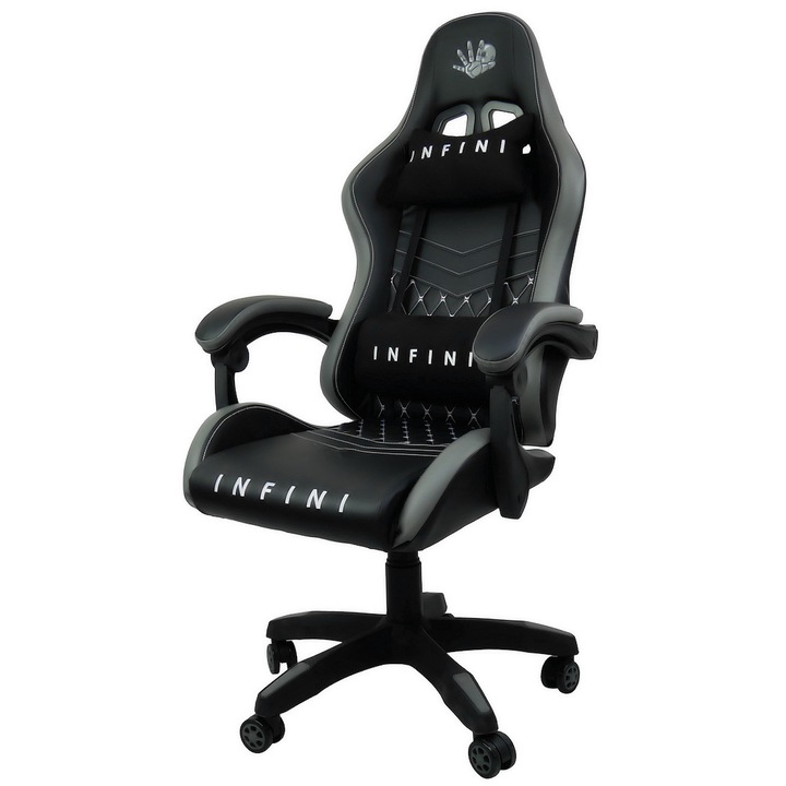 Геймърски стол Zenga Infini Five, Сив