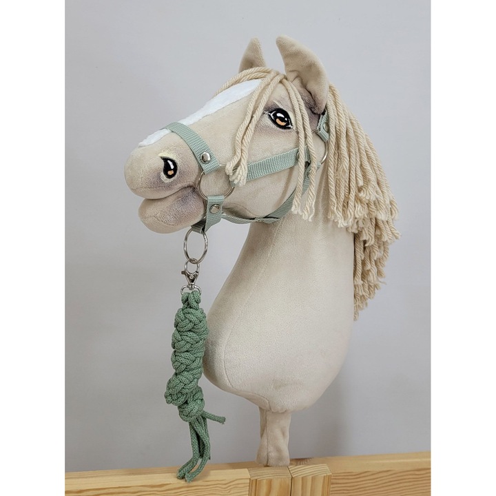 Комплект плетена юзда/въже за играчка кон, Super Hobby Horse