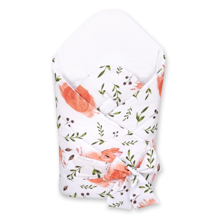 Bobono babatakaró, 2 az 1-ben, könnyen megköthető, 77x77cm