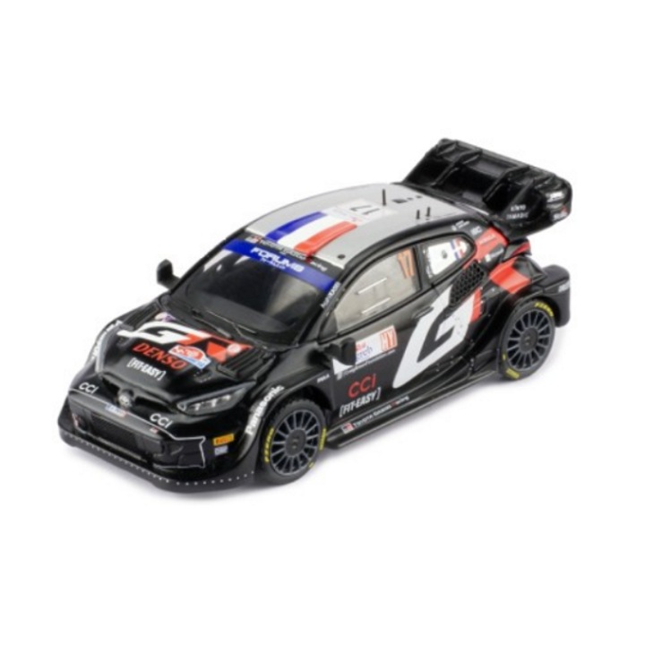 Модел Toyota Yaris Hybrid Rally, № 17, S.Ogier - V.Landals Победител в рали Хърватия 2024, IXO 1/43