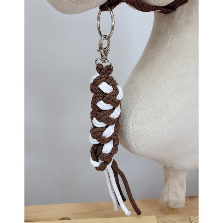 Legatura de franghie pentru Hobby Horse, Super Hobby Horse, alb/maro