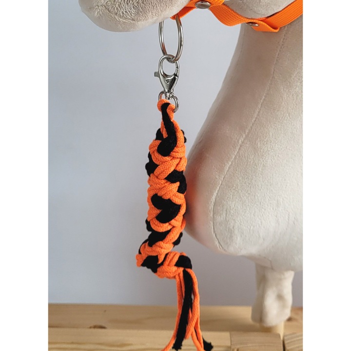 Въже за връзване за конче Hobby Horse, Super Hobby Horse, оранжево/черно