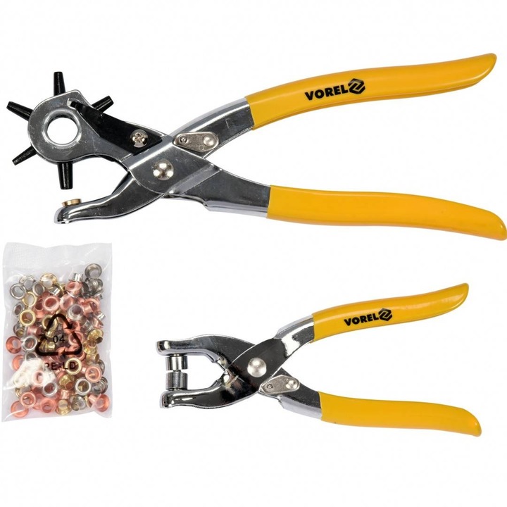 2 darabos lyukasztó- és tűzőfogó készlet Vorel 43603