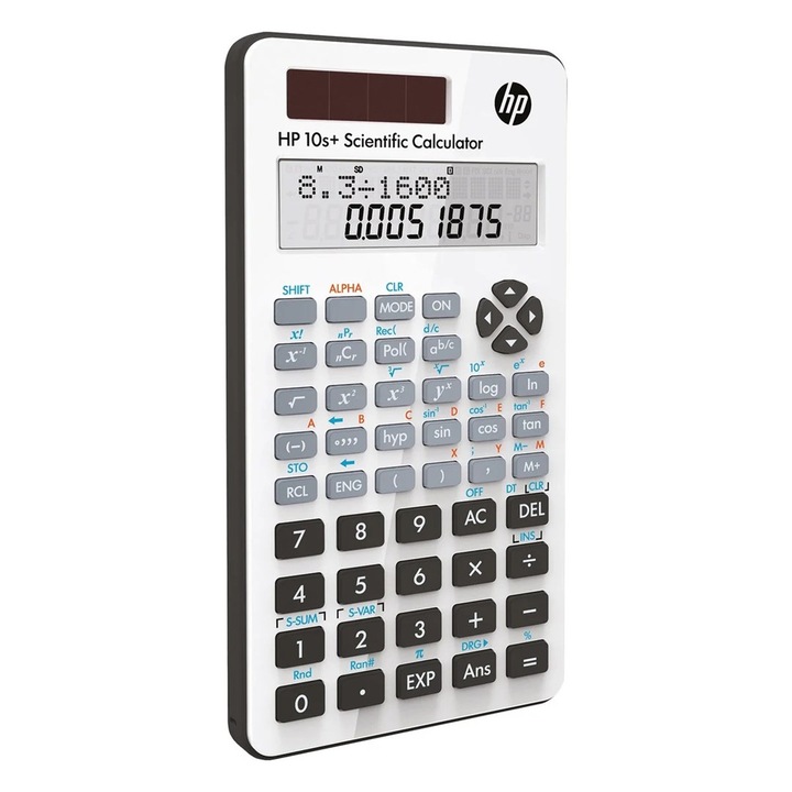 Calculator stiintific HP 10SPLUS, 240 functii, alb, 147x77x24mm