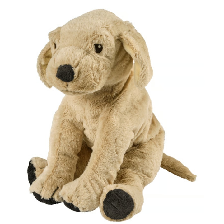 Плюшена играчка куче Голдън Ретривър, 40 см – пухкава, може да се пере, очарователна приятелка за деца и възрастни