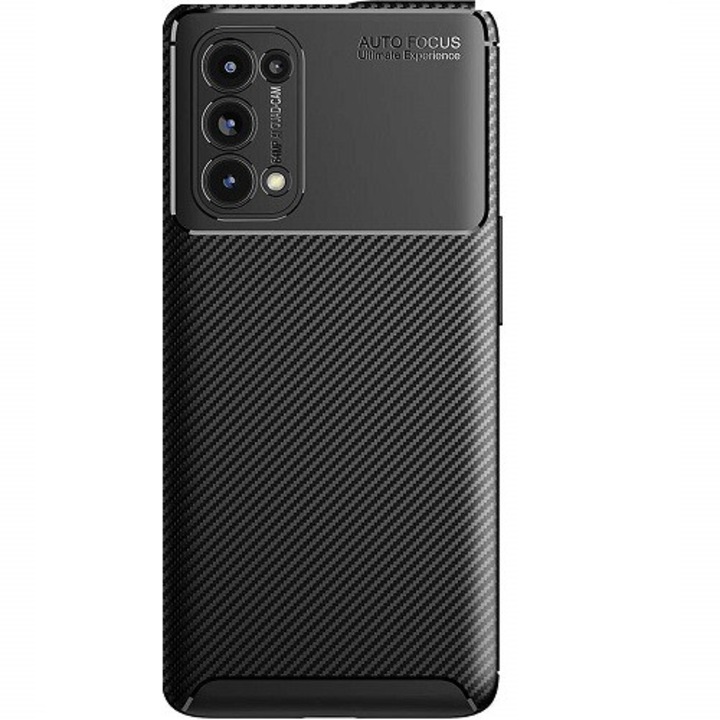 Puha szénszálas tok, kompatibilis az Oppo Reno 5 5G készülékkel