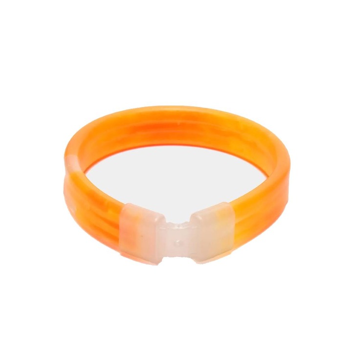 Set 6 brățări fosforescente, PPQT8356, portocaliu