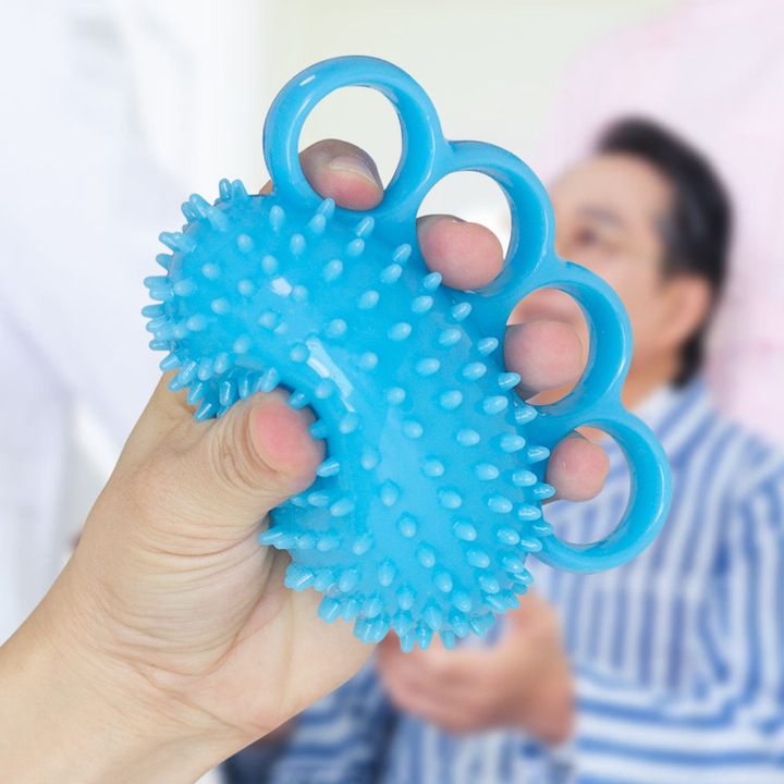 Minge de exercitii terapeutice pentru maini si degete, ideala pentru recuperare, intarirea prizei si reducerea stresului, imbunatateste flexibilitatea si forta musculara, minge antistres pentru kinetoterapie si fizioterapie