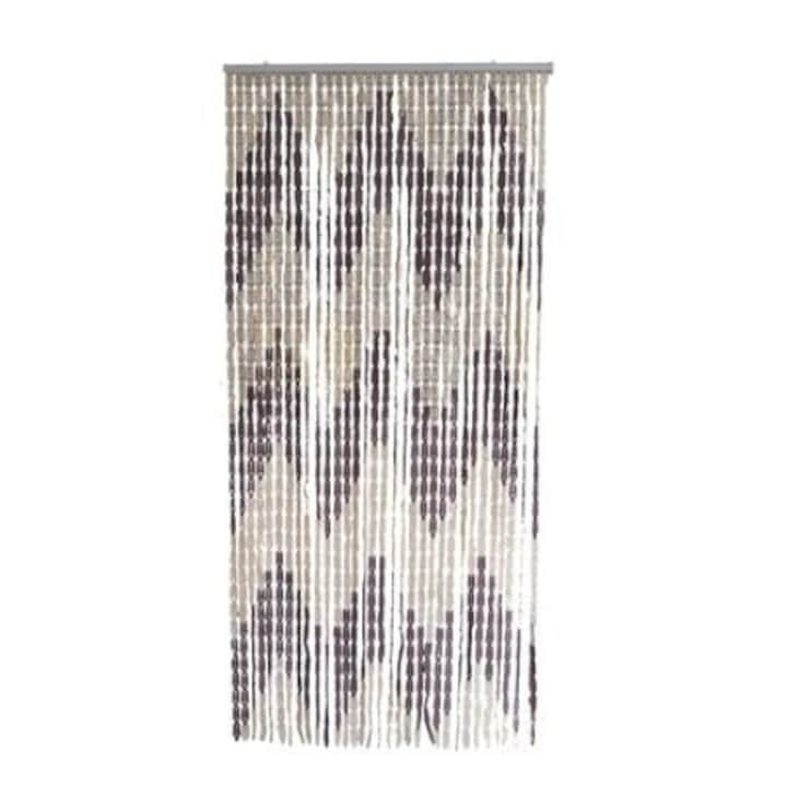 Perdea Muste Selling Depot, Plastic, PVC, cu Bara Perdea Usa Impotriva Insectelor - Inele din Plastic, 90X200 CM