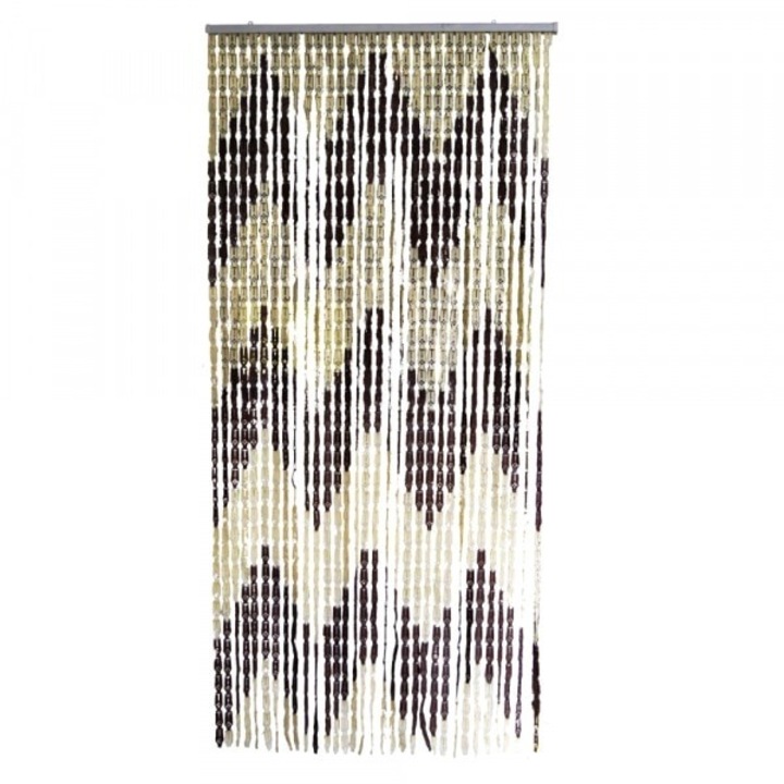 Perdea Muste, Plastic, PVC, cu Bara Perdea Usa Impotriva Insectelor - Inele din Plastic, 90X200 CM